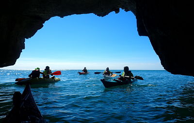 volta a peñiscola amb kayak