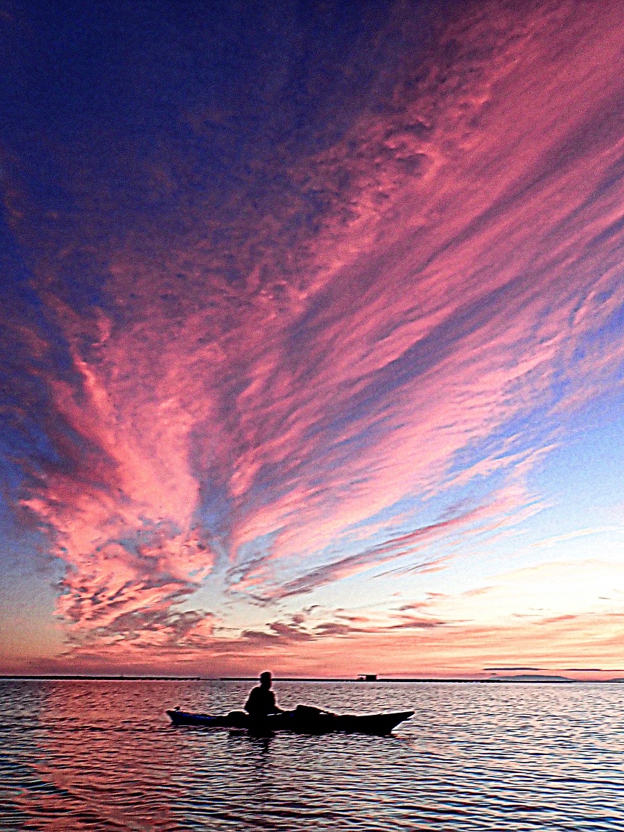 puesta de sol i kayak