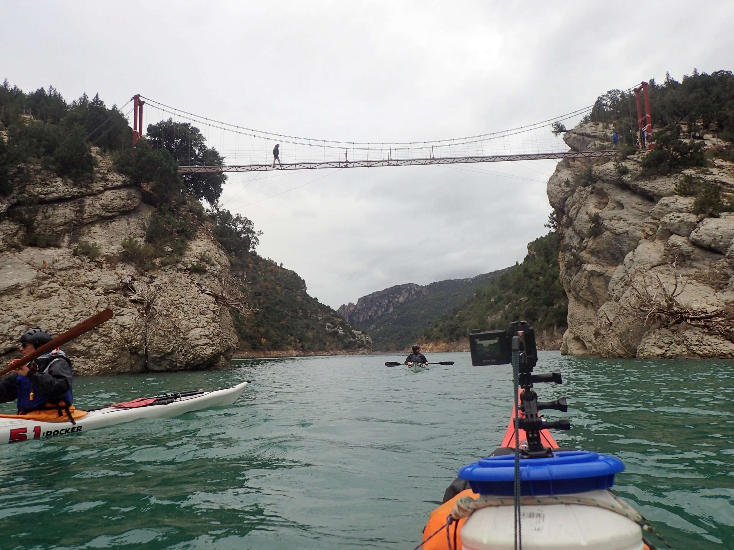 pont al congost de montrebei per kayakebre i deltaventur