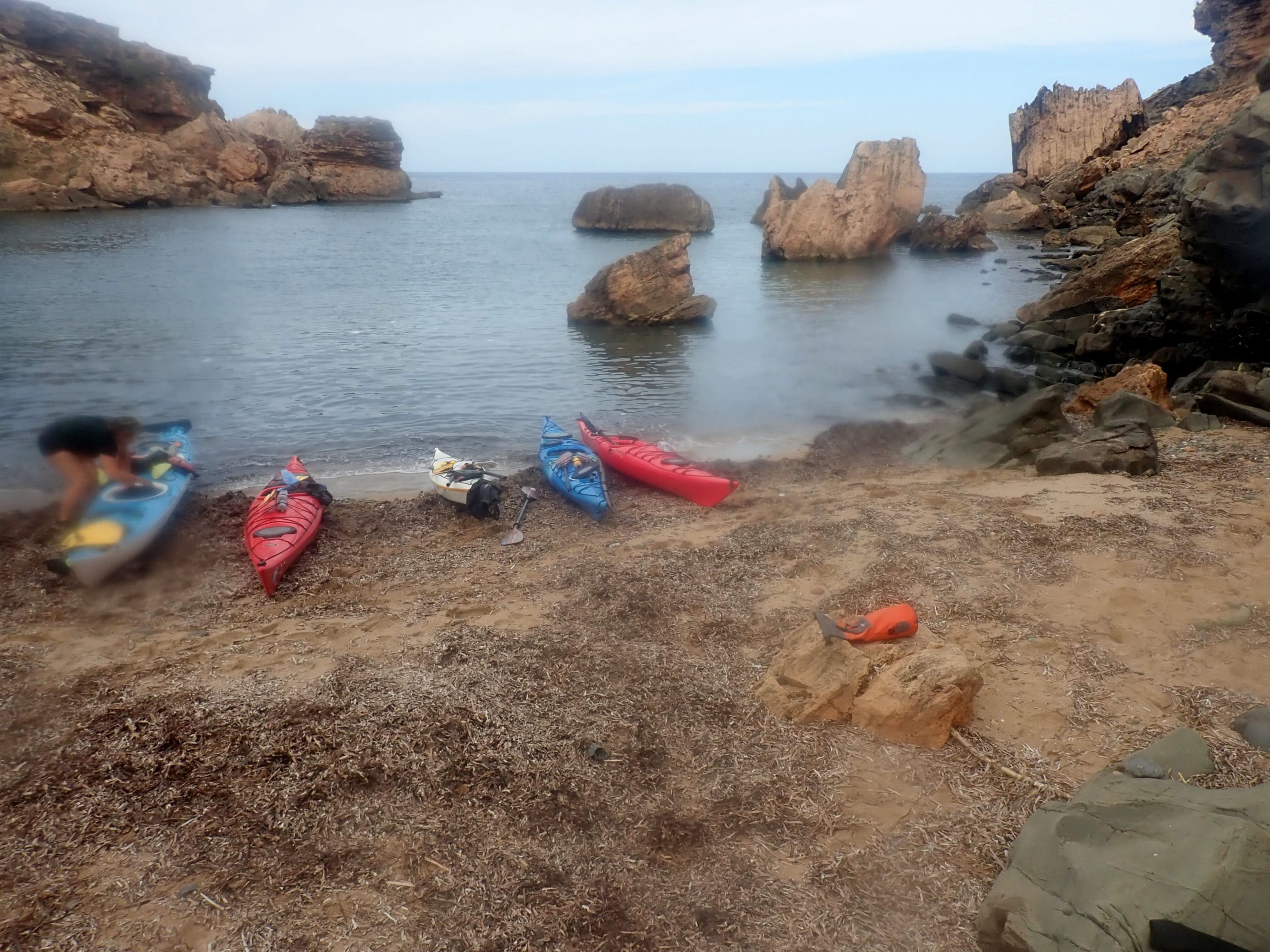 menorca en kayak per deltaventur i kayakebre