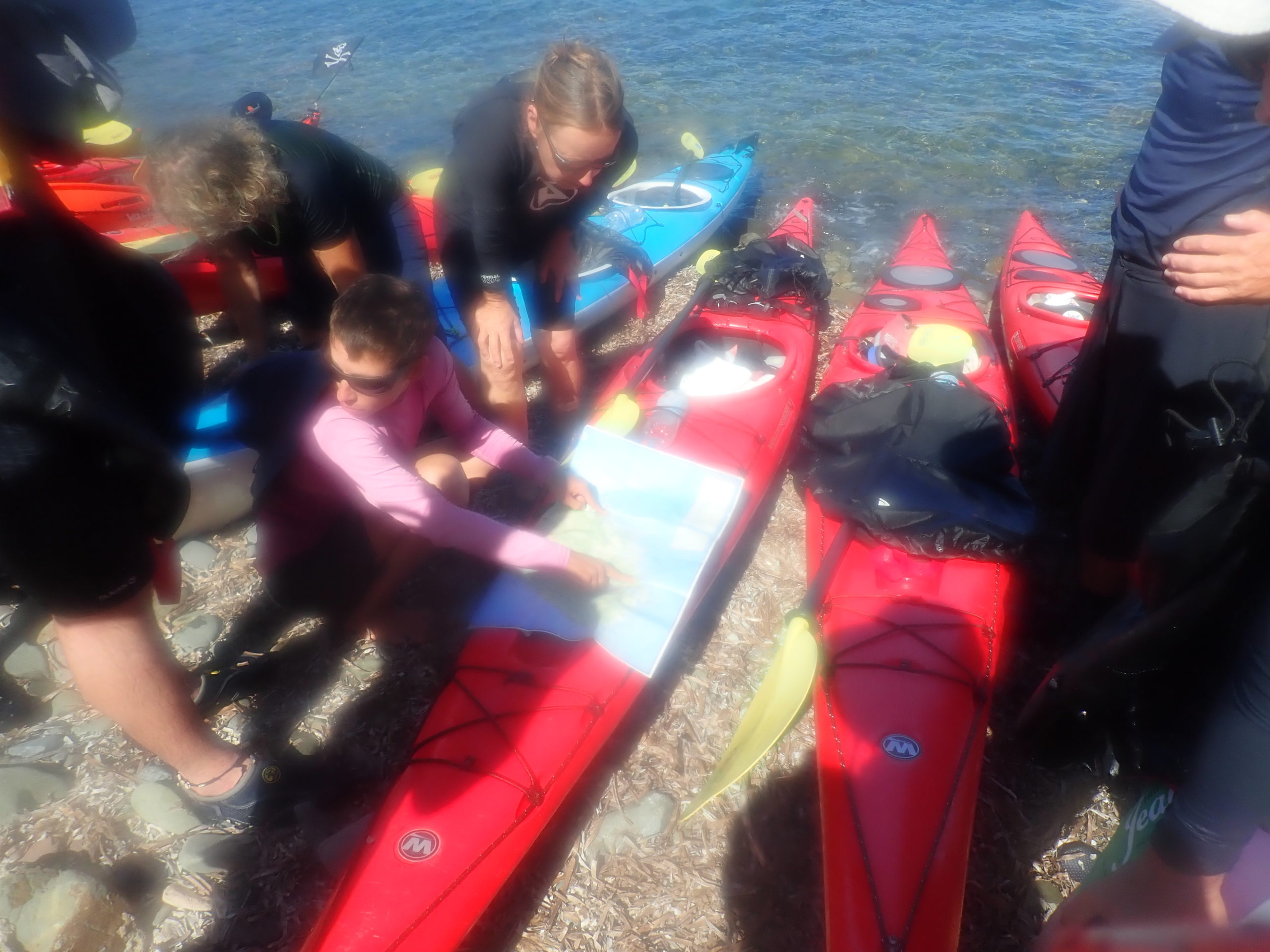 arribada en kayak a na macaret per deltaventur i kayakebre